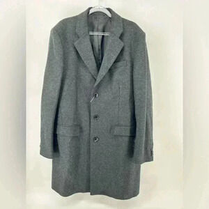 NWT DOLCE & GABBANA Coat Jacket Grey Wool Single Breasted IT54/US44/XXL $3000
